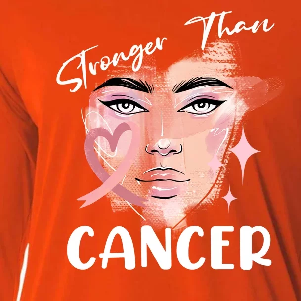 Stronger Than Cancer Girl Cooling Performance Long Sleeve Crew