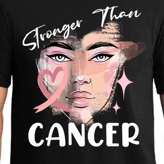 Stronger Than Cancer Girl Pajama Set