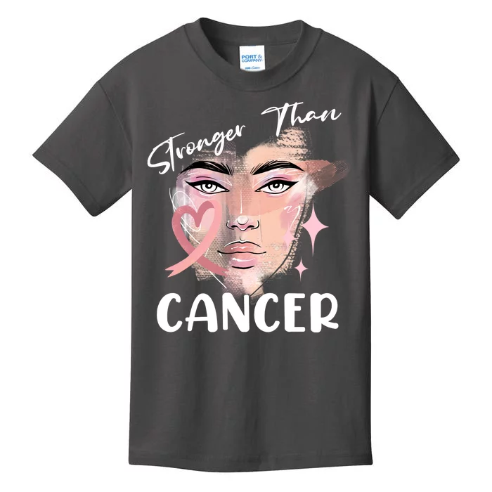 Stronger Than Cancer Girl Kids T-Shirt