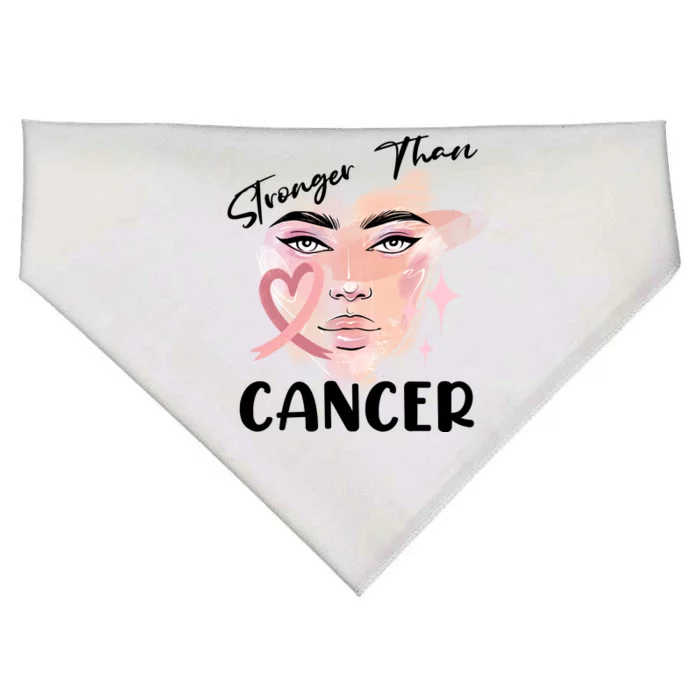 Stronger Than Cancer Girl USA-Made Doggie Bandana