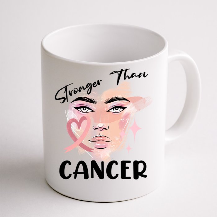 Stronger Than Cancer Girl Front & Back Coffee Mug