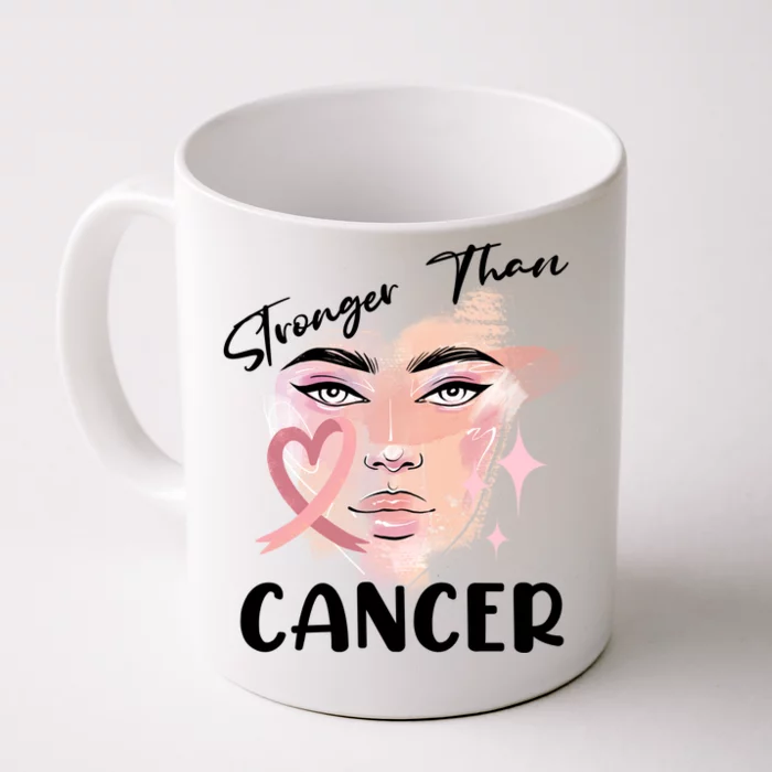 Stronger Than Cancer Girl Front & Back Coffee Mug