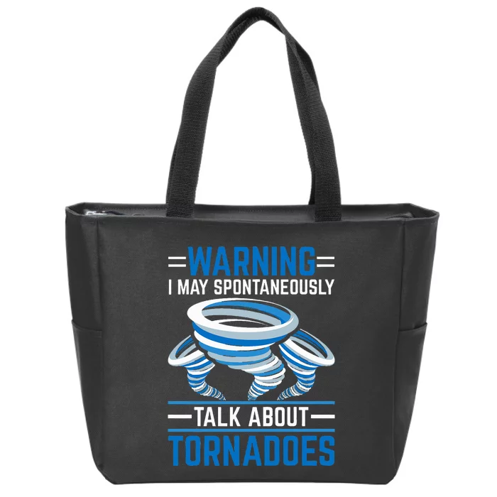 Storm Tornado Costume Apparel For Meteorologist Zip Tote Bag