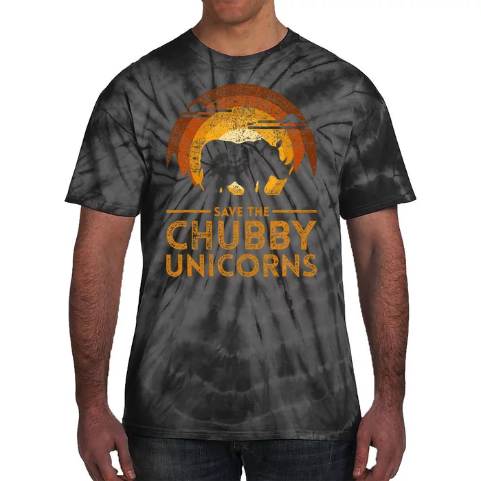 Save The Chubby Unicorns Rhino Tie-Dye T-Shirt