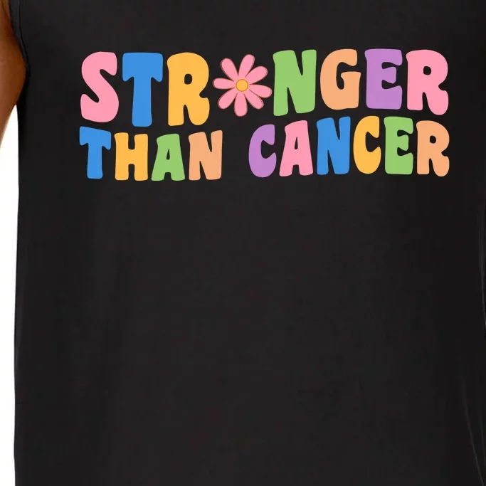 Stronger Than Cancer Awareness Colorful Comfort Colors® Tank Top