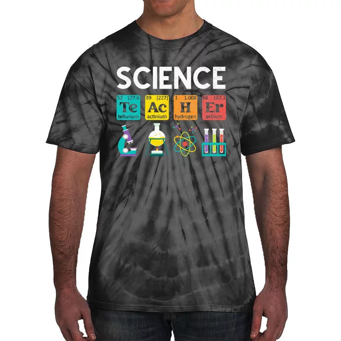 Science Teacher Chemistry Biology Physics Teacher Student Tie-Dye T-Shirt