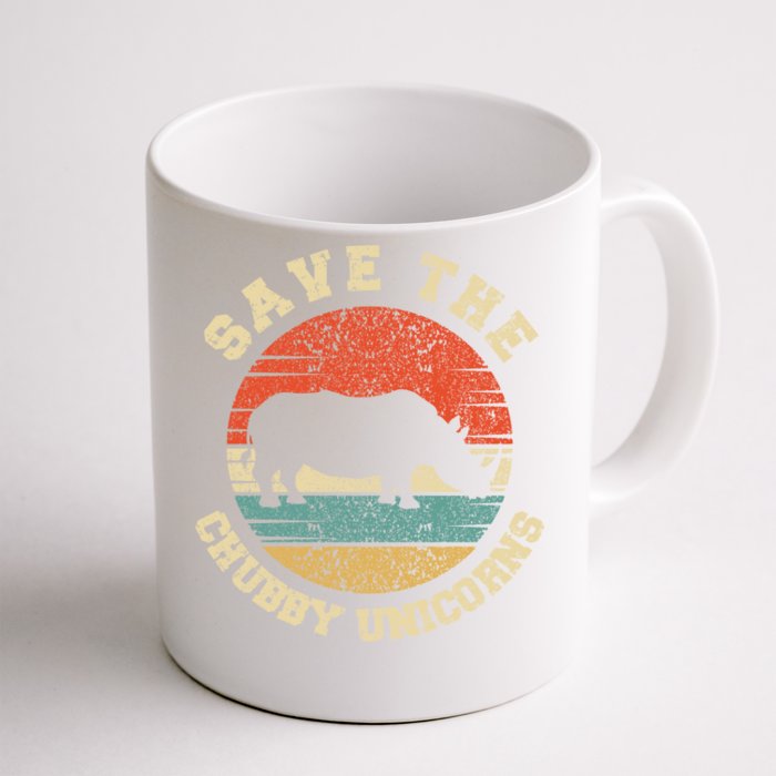 Save The Chubby Unicorns Gift Front & Back Coffee Mug