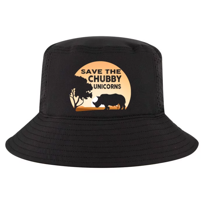 Save The Chubby Unicorns Fat Rhino Funny Cool Comfort Performance Bucket Hat