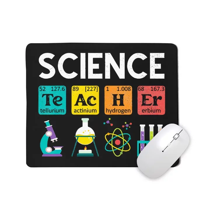 Science Teacher Chemistry Biology Physics Teacher Student Mousepad