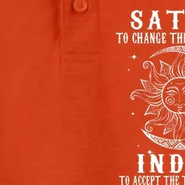 Sativa To Change The Things I Can Indica, Cannabis Weed Dry Zone Grid Performance Polo