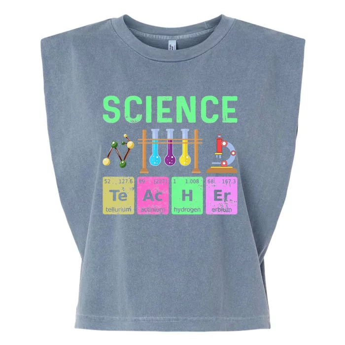 Science Teacher Chemist Physicist Vintage Garment-Dyed Women's Muscle Tee