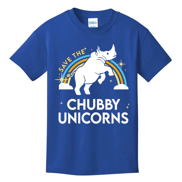 Save The Chubby Unicorns Gift Kids T-Shirt