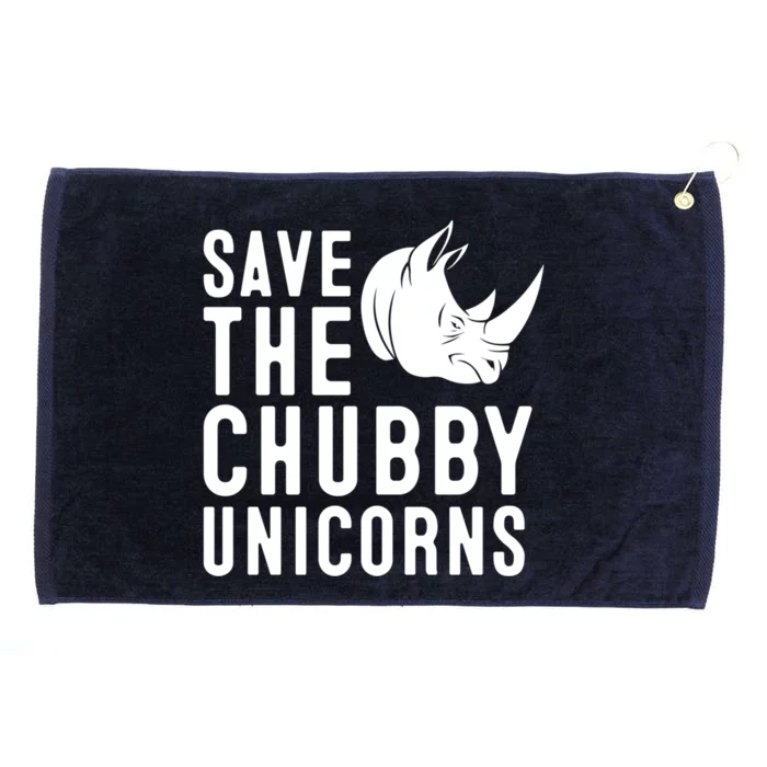 Save The Chubby Unicorns Gift Grommeted Golf Towel