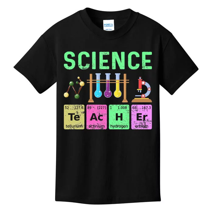 Science Teacher Chemist Physicist Vintage Kids T-Shirt