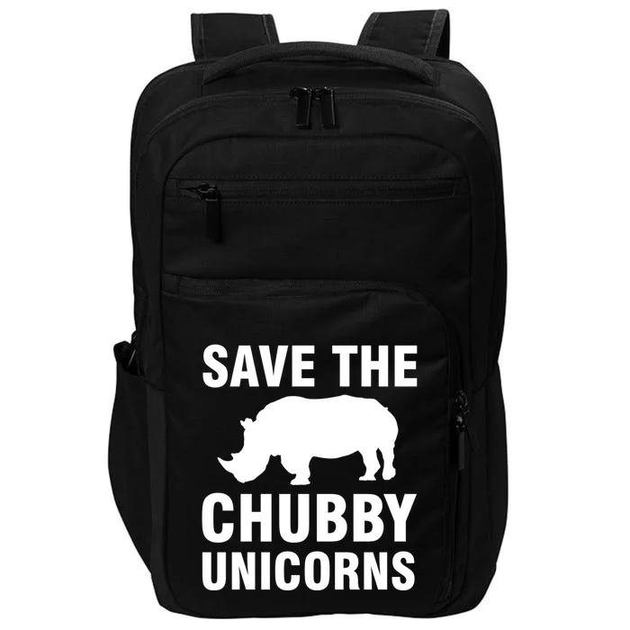 Save The Chubby Unicorns Gift Impact Tech Backpack