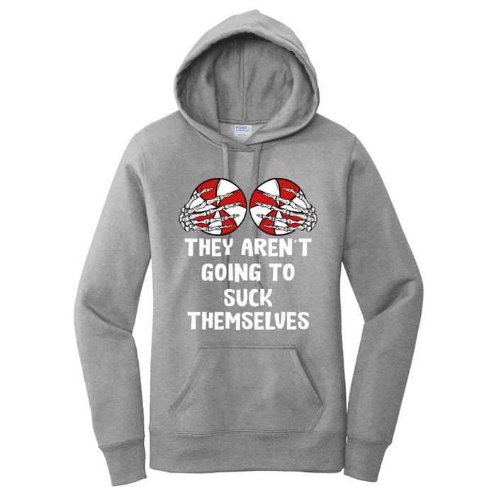 Suck Themselves Candy Christmas Skeleton Couple Matching Gift Women's Pullover Hoodie