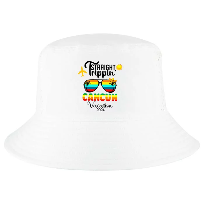 Straight Trippin Cancun Vacation 2024 Cool Comfort Performance Bucket Hat