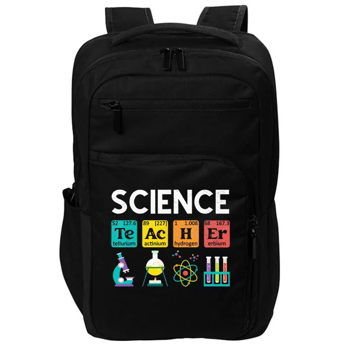 Science Teacher Chemistry Biology Physics Teacher Student Impact Tech Backpack