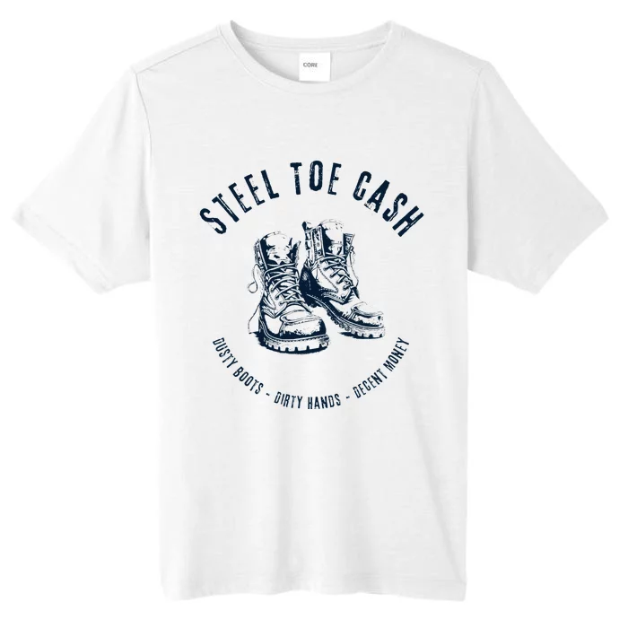 Steel Toe Cash Blue Collar American Workers ChromaSoft Performance T-Shirt