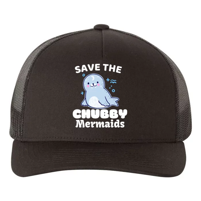 Save The Chubby Mermaids Yupoong Adult 5-Panel Trucker Hat