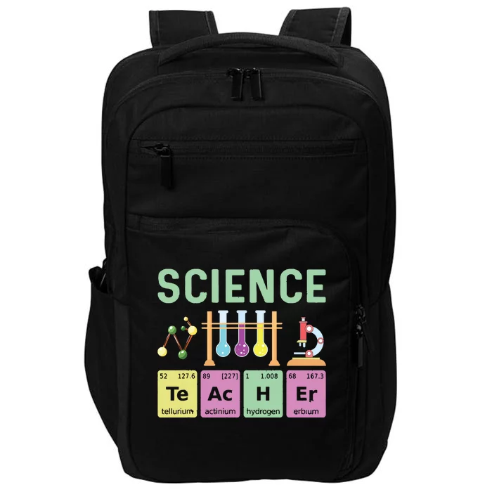 Science Teacher Chemist Physicist Vintage Impact Tech Backpack