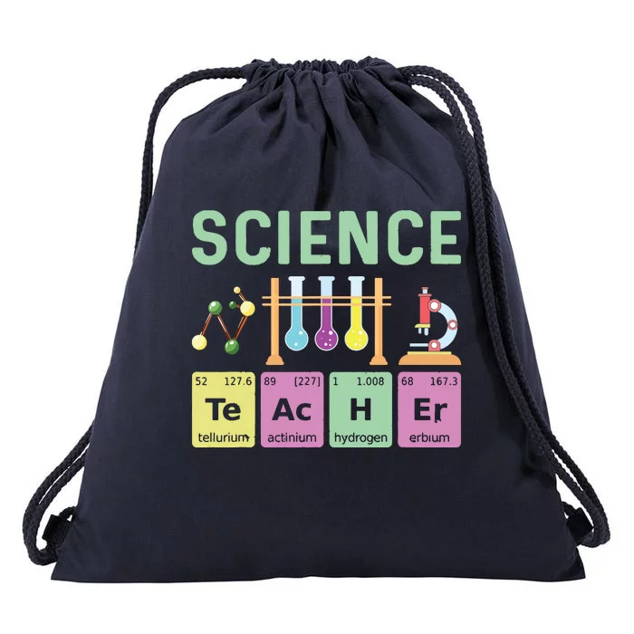 Science Teacher Chemist Physicist Vintage Drawstring Bag