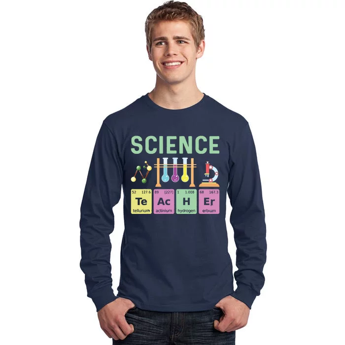 Science Teacher Chemist Physicist Vintage Tall Long Sleeve T-Shirt