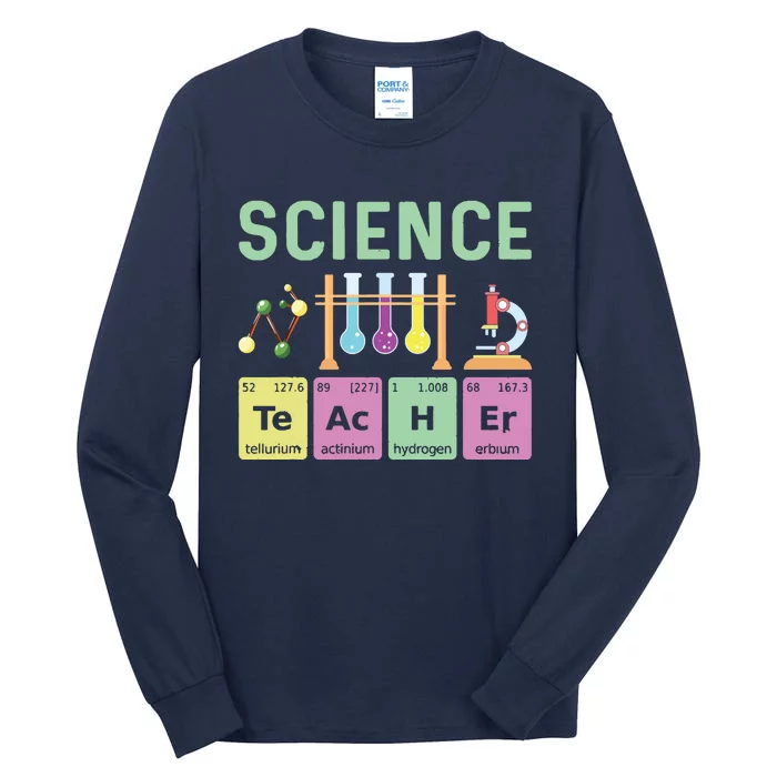 Science Teacher Chemist Physicist Vintage Tall Long Sleeve T-Shirt