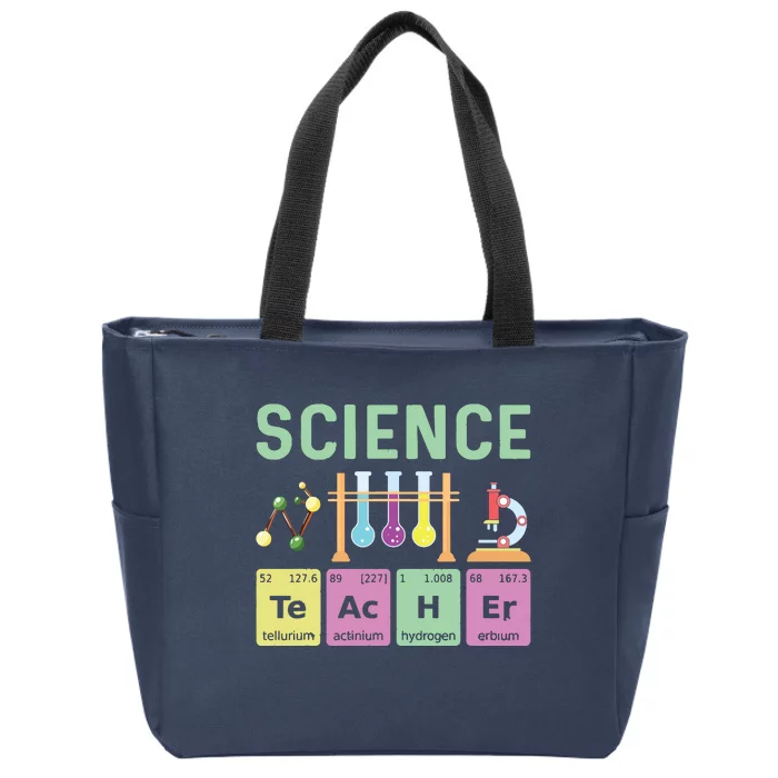 Science Teacher Chemist Physicist Vintage Zip Tote Bag