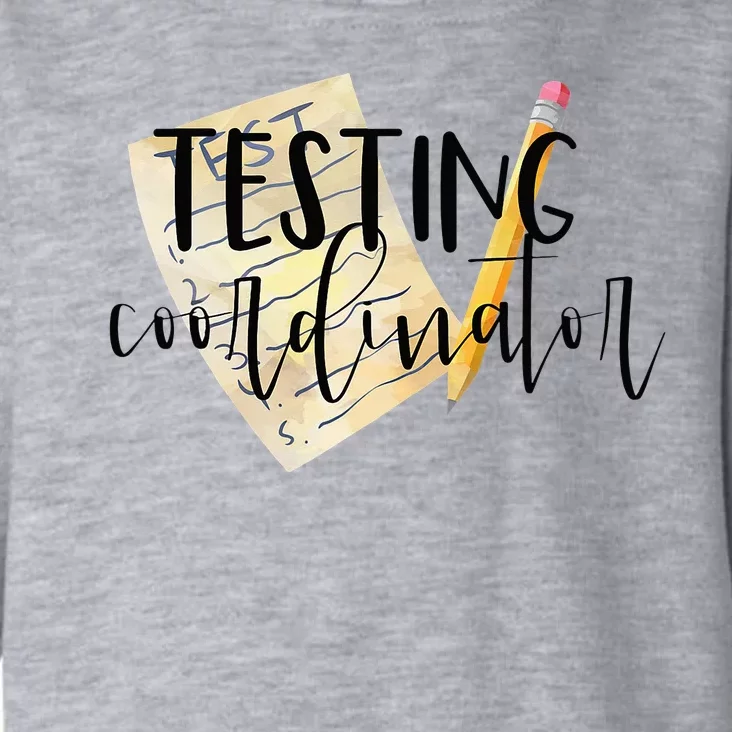 School Testing Coordinator Teacher Tee Toddler Hoodie