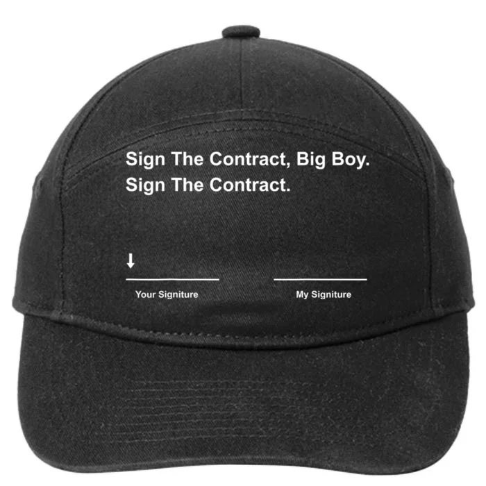 Sign The Contract Big Boy 7-Panel Snapback Hat