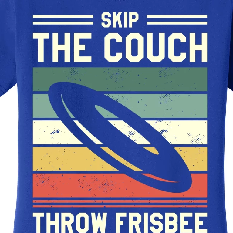 Skip The Couch Throw Frisbee Gift Women's T-Shirt