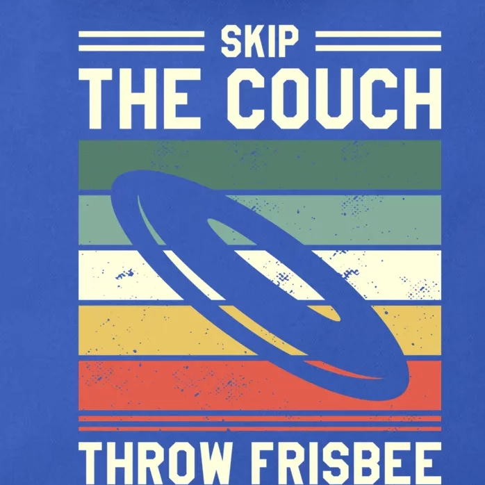 Skip The Couch Throw Frisbee Gift Zip Tote Bag