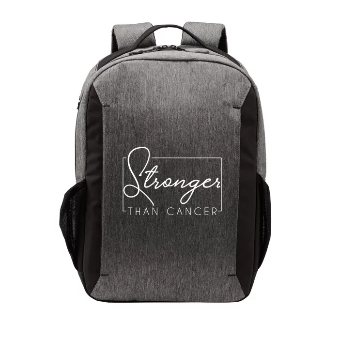 Stronger Than Cancer Cute Gift For Cancer Patient Cute Gift Vector Backpack