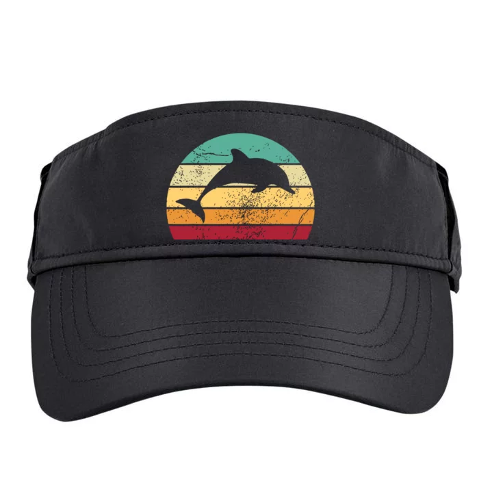 Save The Dolphin Endangered Species Gift Adult Drive Performance Visor