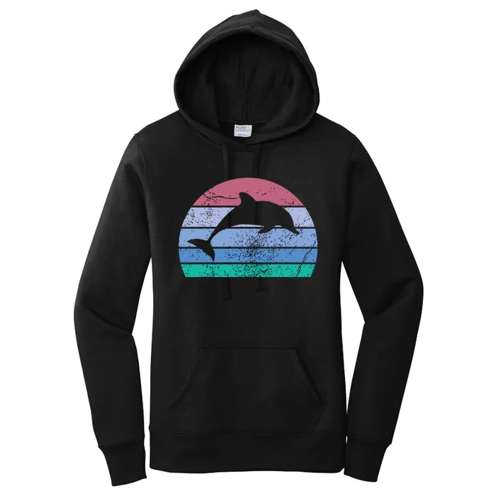 Save The Dolphin Endangered Species Gift Tee Women's Pullover Hoodie