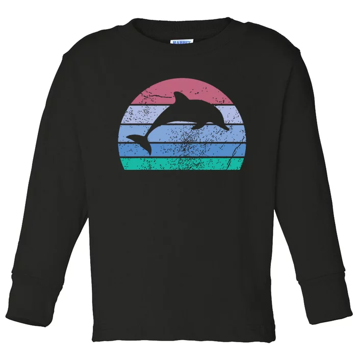 Save The Dolphin Endangered Species Gift Tee Toddler Long Sleeve Shirt