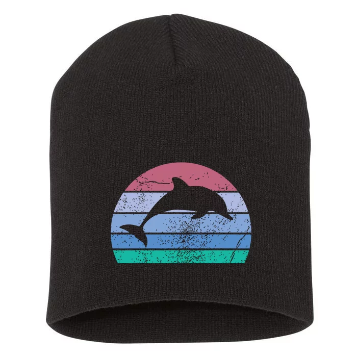 Save The Dolphin Endangered Species Gift Tee Short Acrylic Beanie