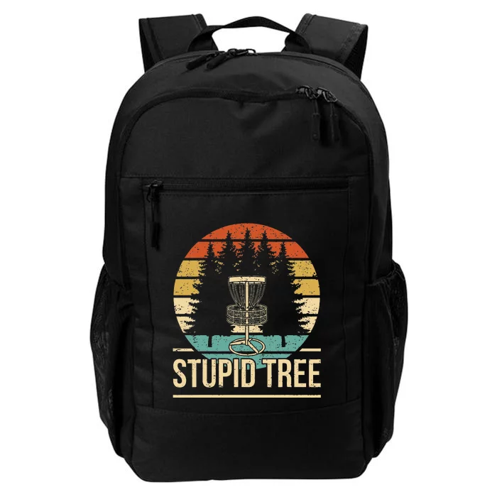 Stupid Tree Disc Golf Funny Frisbee Golf Daily Commute Backpack