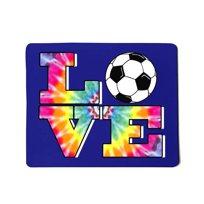 Soccer Tie Dye Love Multi Color Teen Girls Funny Gift Mousepad