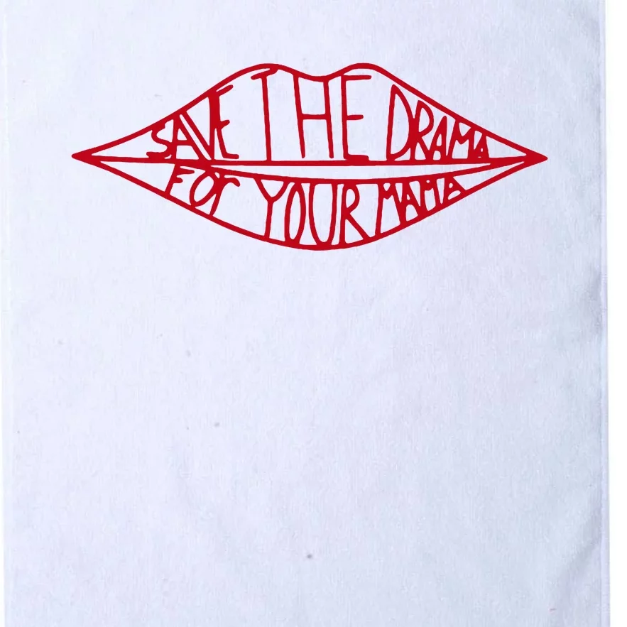 Save The Drama For Your Mama Retro 90s Platinum Collection Golf Towel