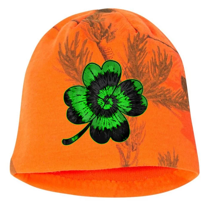 Shamrock Tie Dye St Patrick's Day Irish Gift Kati - Camo Knit Beanie