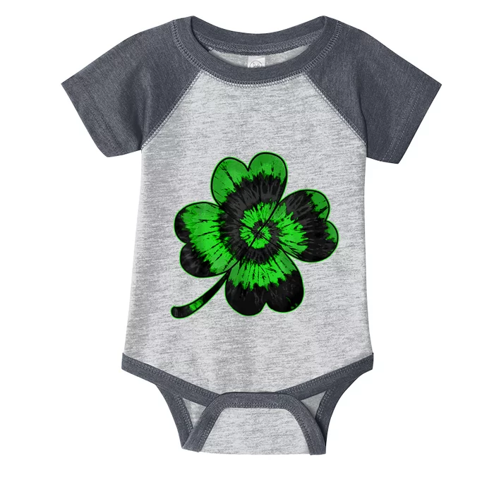 Shamrock Tie Dye St Patrick's Day Irish Gift Infant Baby Jersey Bodysuit