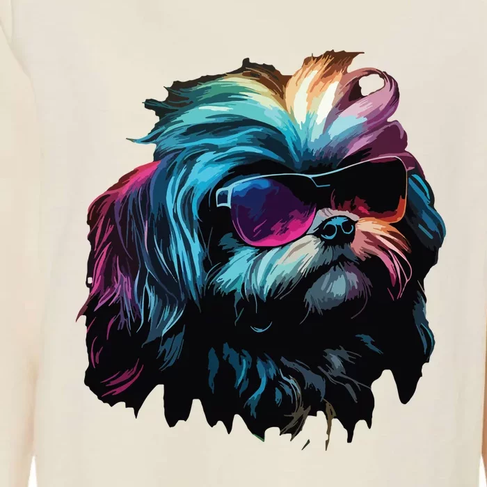 Shih Tzu Dogs Shih Tzus Womens California Wash Sweatshirt