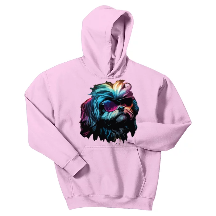 Shih Tzu Dogs Shih Tzus Kids Hoodie