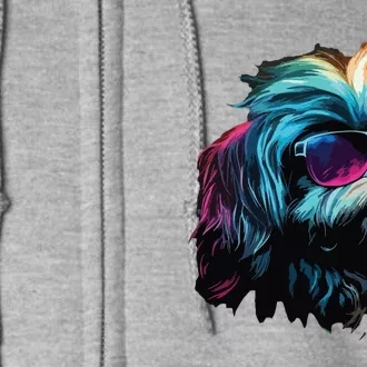 Shih Tzu Dogs Shih Tzus Full Zip Hoodie