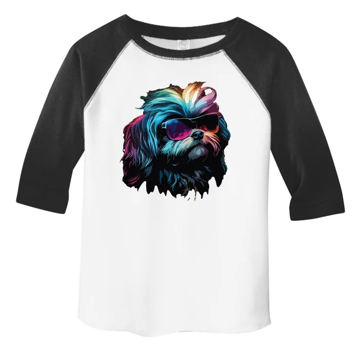 Shih Tzu Dogs Shih Tzus Toddler Fine Jersey T-Shirt