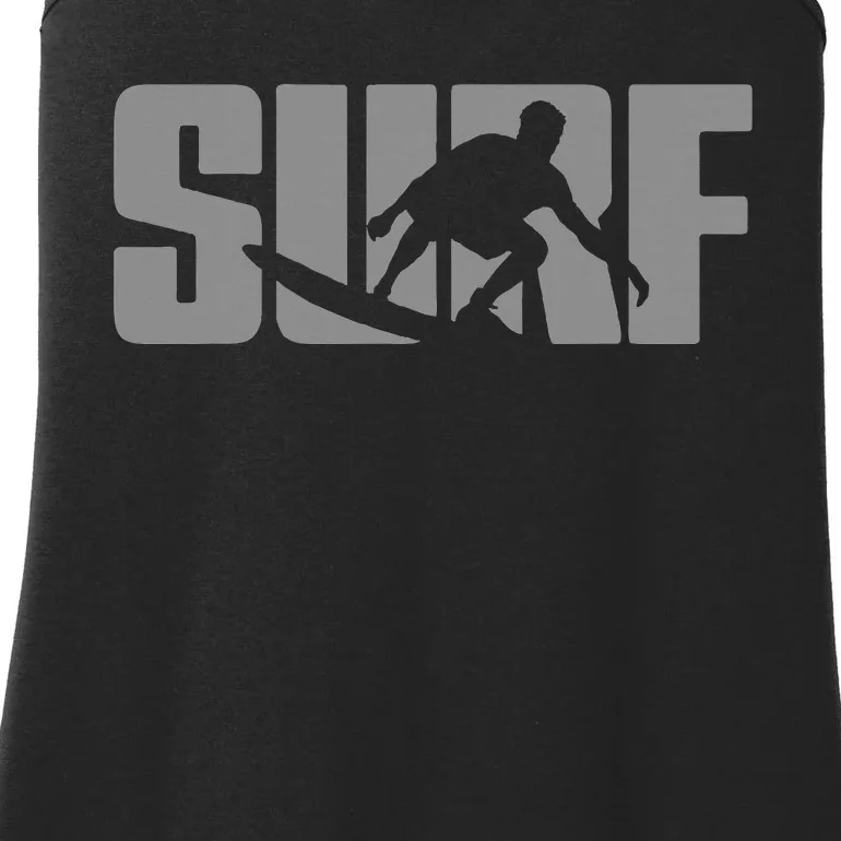 Surfing Themed Design For Surfer Surfing Ladies Essential Tank