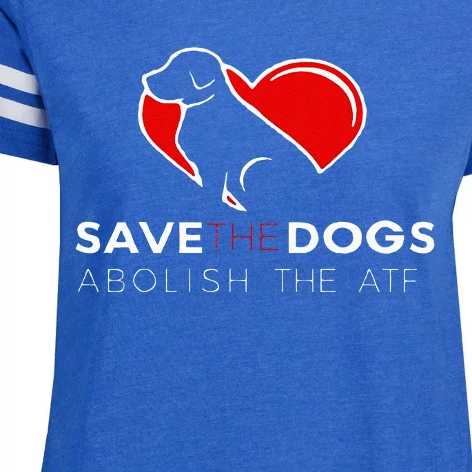 Save The Dogs Abolish The ATF Enza Ladies Jersey Football T-Shirt