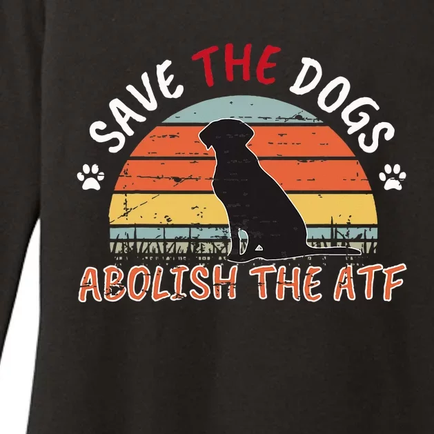 Save The Dogs Abolish The Atf Womens CVC Long Sleeve Shirt